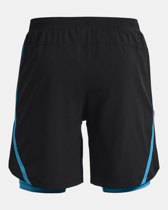 Men's UA Launch Run 2-in-1 Shorts, Black, pdpMainDesktop image number 6